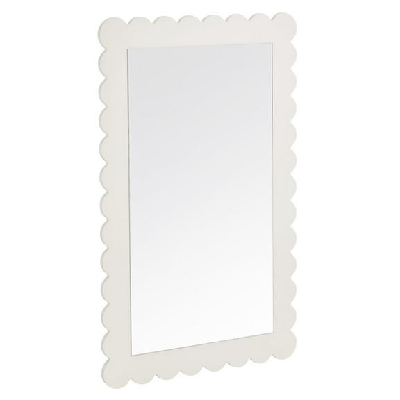 Modway Emmeline Scalloped Rectangle Wall Mirror