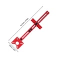thumbnail image 4 of TABLZONE 1Set Red Aluminum Alloy Router Milling Groove Bracket for Accurate Woodworking Guide, 4 of 8