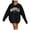 Black, variant on Women Nashville Adult Unisex Crewneck Sweatshirt Pullover Classic Streetwear