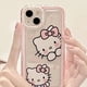 thumbnail image 2 of Nueva funda para teléfono Apple 15promax/14 con avatar de Hello Kitty, 12/11, todo incluido, XS/XR, suave, 7/8Plus, para mujer, 2 of 4