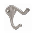 thumbnail image 2 of Schlage Lock SPS571MB-619 3-In. Satin Nickel Coat & Hat Hook, 2 of 2