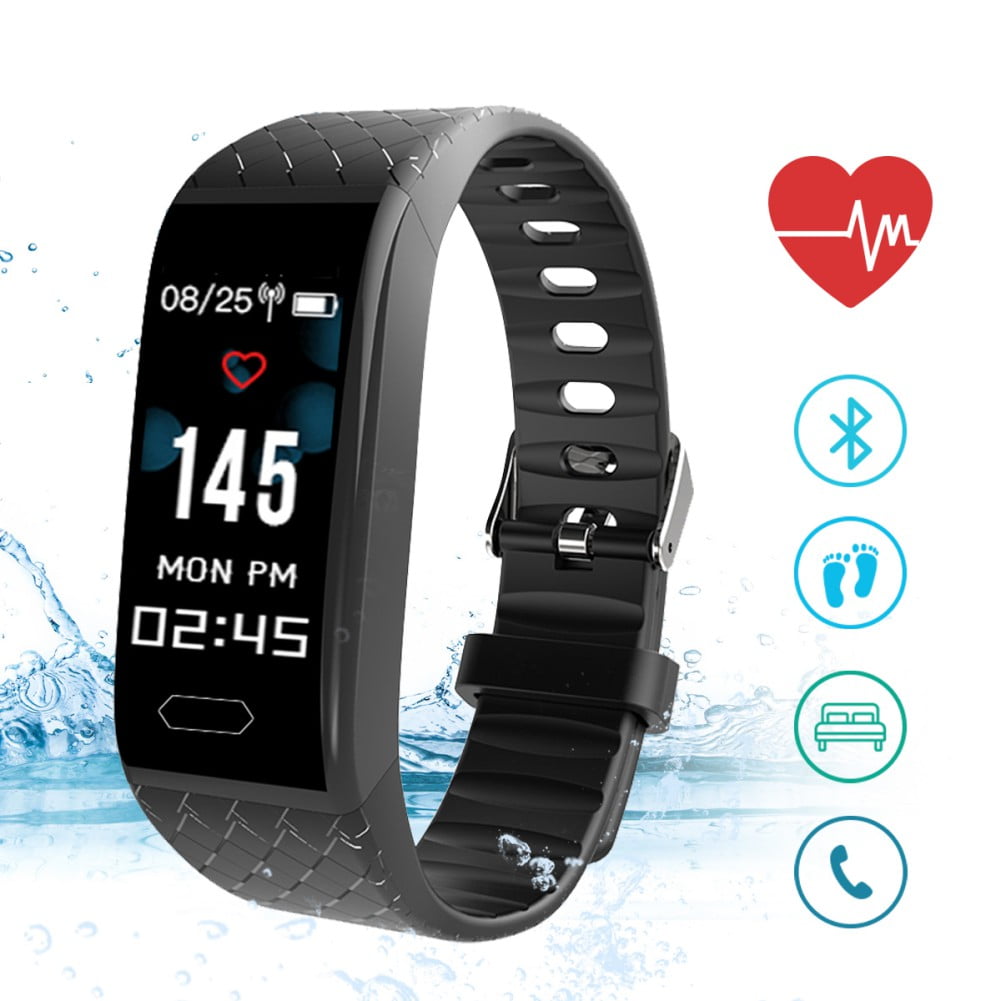 waterproof fitness tracker with heart rate monitor