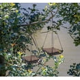 thumbnail image 2 of Sistema de comederos para pájaros colgantes de metal de 217,5*17,4*41 cm con cadenas duraderas para exteriores y jardín, 2 of 5