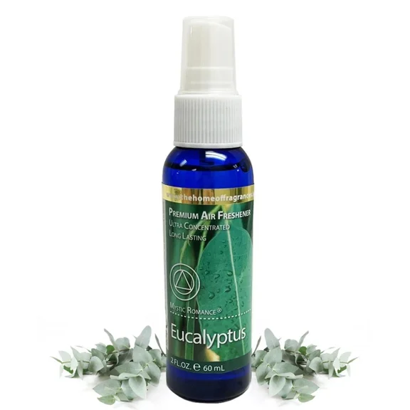 1 Eucalyptus Air Freshener Odor Eliminator Spray 100% Concentrated Home Car 2 Oz
