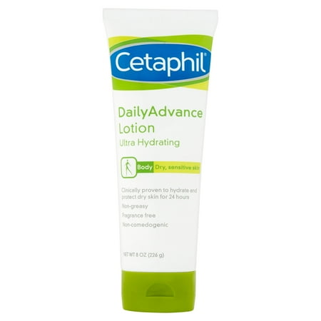 Cetaphil For Dry, Sensitive Skin Daily Advance Ultra Hydrating Lotion, 8 oz