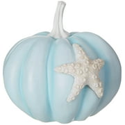 Brighten the Season Glitter Starfish Pumpkin Decor Blue