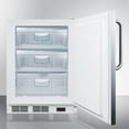 thumbnail image 3 of ADA compliant commercial built-in medical all-freezer capable of -25 C operation, with wrapped stainless steel door, towel bar handle, and lock, 3 of 4