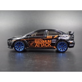 Open Box 2008-2016 MITSUBISHI LANCER EVOLUTION EVO X BLACK 1:64 SCALE DIECAST MODEL CAR