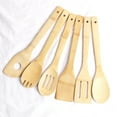 thumbnail image 6 of XKHHLH Bamboo Wooden Spoons for Cooking – Wood Kitchen Utensils - Heat-resistant Wooden Utensil for Nonstick Cookware, Lightweight Spatula, Ideal Mothers Day Gifts, 6 of 8