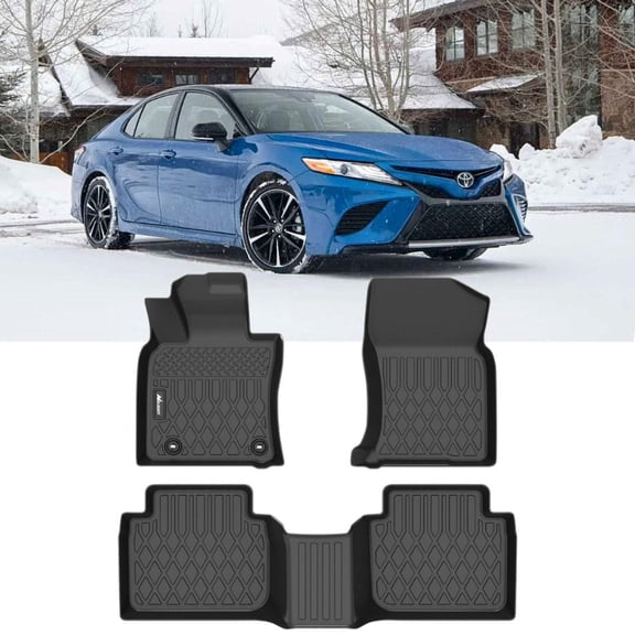 Nilight TPE Floor Mats for Toyota Camry AWD Only 2020 2021 2022 2023 2024, All Weather Custom Fit Heavy Duty Floor Liners