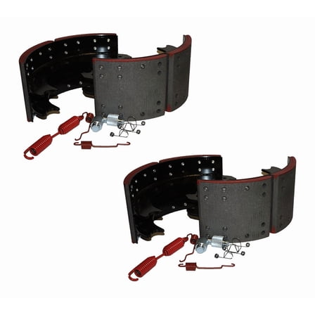 2 Pack 16.5"x7" Brake Shoe Kit Replaces 4709E 4709 ABXE4709E2EN BKE4709E2HD23 BKE4709E2HV23 BNK4709E2BA231 EN4709ES2 FLOE4709 FS204709ES2 HAR4709E HV884709ESG K4709E2LH23 NBS204709E