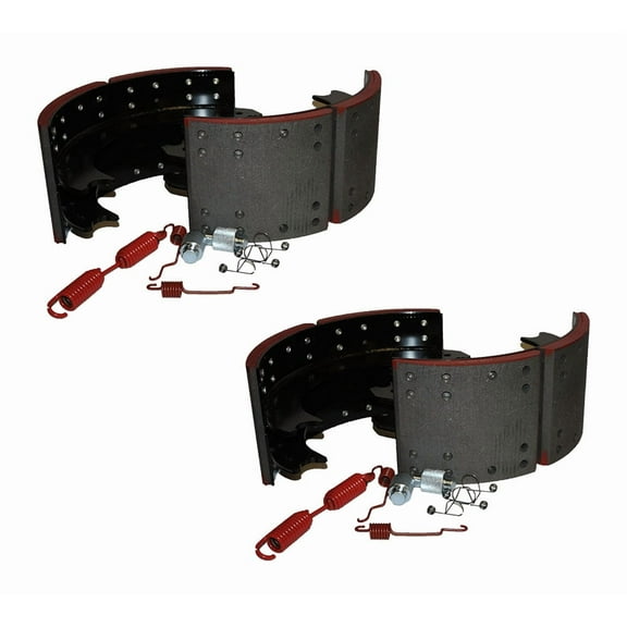 2 Pack 16.5"x7" Brake Shoe Kit Replaces 4709E 4709 ABXE4709E2EN BKE4709E2HD23 BKE4709E2HV23 BNK4709E2BA231 EN4709ES2 FLOE4709 FS204709ES2 HAR4709E HV884709ESG K4709E2LH23 NBS204709E