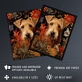 thumbnail image 3 of Golden Sealyham Terrier Dog On Elegant Floral Backdrop William Morris Style Pattern Artwork Extra Large XL Wall Art Poster Print, 3 of 5