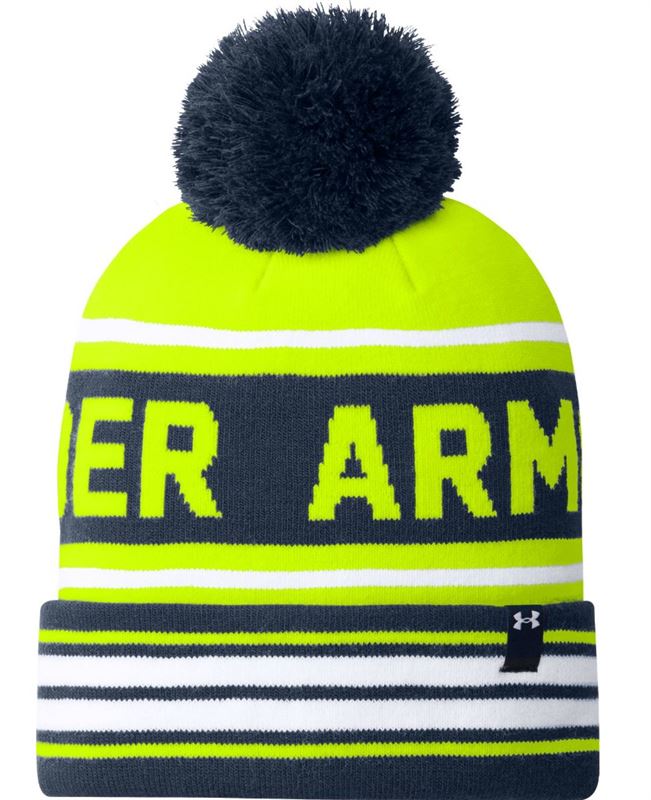Under Armour Mens Ua Retro Pom Beanie 