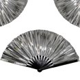 thumbnail image 1 of Ventilador Hand Boots on The Ground Fan 2025 holográfico plateado, 1 of 7