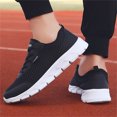 thumbnail image 4 of HEWUQI Women's Walking Shoes Mesh Hollow out Lightweight Tennis Fashion Sneakers Sports Workout Gym Athletic Shoes for Running Black Size 12, 4 of 7