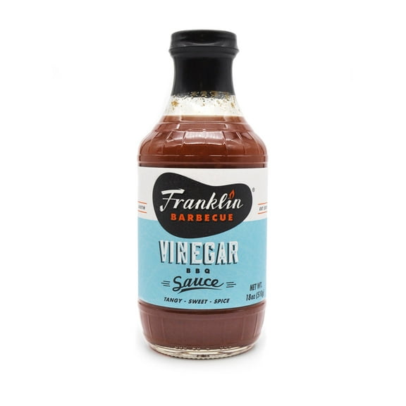 Pack of 6, Franklin Barbecue Vinegar BBQ Sauce, 18 oz