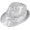 White,58cm/22.8", variant on Sequin Fedora Hat for Women  Hop Hat Jazz Sequin Bowler Cap Stage Performance  Jazz Hats for Christmas  Year