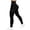 Black, variant on WHLBF Pants for Women Fashion Casual Printed Gradient Span Ladies High Waist Wide Leg Long Yoga Pants Dark Gray L