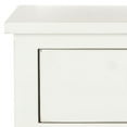 thumbnail image 4 of SAFAVIEH Maxine Solid Nightstand with Storage Drawer, Shady White, 4 of 5