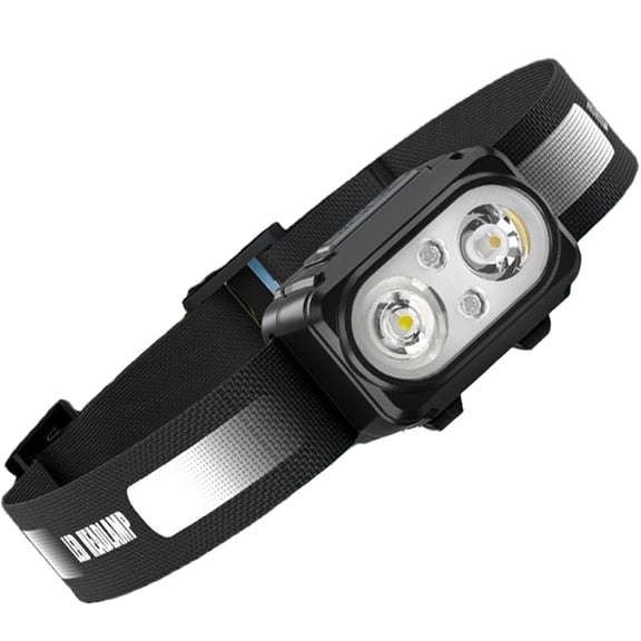Super Bright Led Headlamp Usb Rechargeable, 90° Adjustable 7 Lighting Modes Headlamp, Waterproof Headlamp With Red Light For Outdoor Sports, Emergency Lighting, Night Camping, Fishing