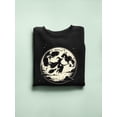 thumbnail image 3 of Witch Skater Skeleton Halloween Graphic - Men's Sweatshirt, 3 of 4