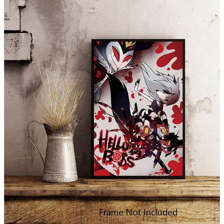 Poster Su Tela Helluva Boss - Decorazione Anime Per Camera Da Letto 30x45 Cm