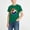 Green, variant on ITSAME T-Shirts for Boys, Football Print Crewneck Short Sleeve Kids Fashion Casual Tops Army Green Size 2-3