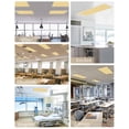thumbnail image 5 of Plaid Yellle,Fluorescent Light Covers for Ceiling Lights 4x2 feet,2 Pack Magnetic Light Filters for Classroom,Rural Abstract Geometric Lattice Fluorescent Light Shade Panel for Office School Drop, 5 of 9