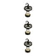thumbnail image 1 of Toystoory Candelabros de patrón clásico de acero inoxidable con imágenes vivas para la decoración de Halloween D escalofriante Type1 NO1, 1 of 6