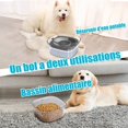 thumbnail image 5 of Floating Dog Bowl, Cat Bowl, 2L Extra Large Capacity Clear (Visible) Non-Slip Base, Anti-Splash Dog Water Bowl, Travel Water Fountain for Dogs and, 5 of 5