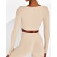 thumbnail image 4 of Conjunto deportivo NikouMX para mujer con cordón sin costuras, talla S M L, 4 of 7