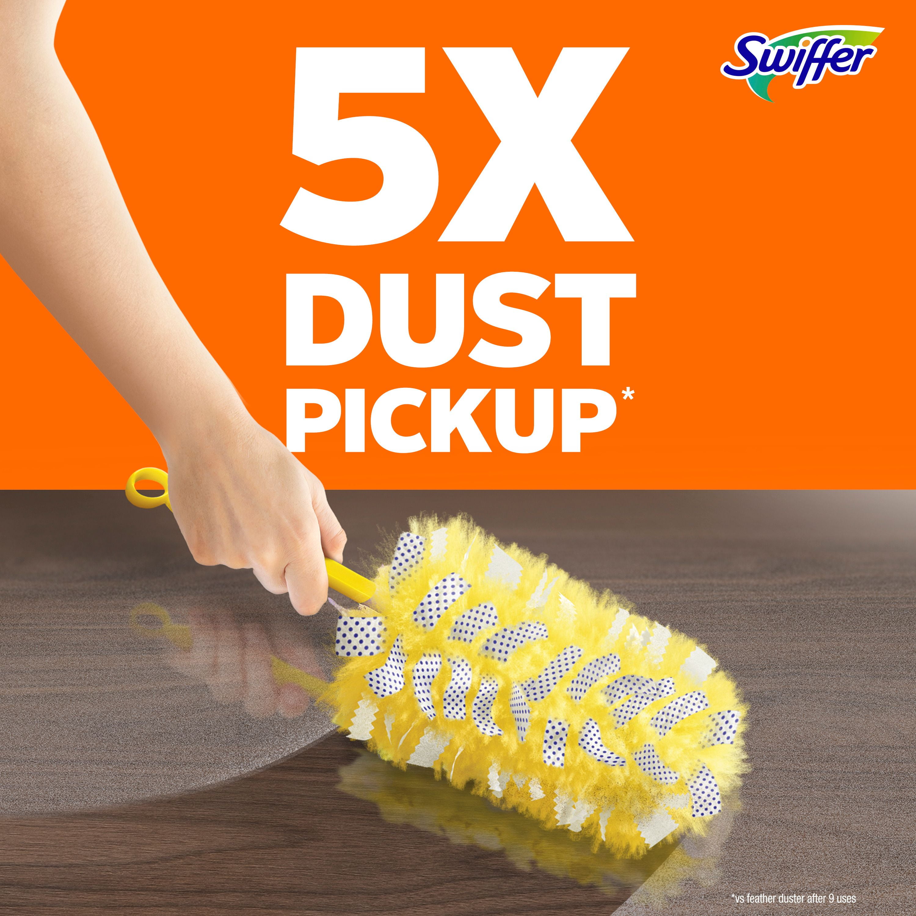 Swiffer Dusters Heavy Duty Multi-Surface Duster Refills for Cleaning, Pet, 6 Count