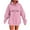 04-Pink, variant on Women's Casual Hoodies Polka Dots Drawstring Long Sleeve Pullover Tops Outdoor Sport Drop Shoulder Sleeves Sweatshirt Wine M