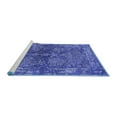 thumbnail image 2 of Ahgly Company Machine Washable Indoor Rectangle Oriental Blue Industrial Area Rugs, 2' x 4', 2 of 4