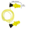 thumbnail image 4 of ULTRX™ Tethered Silicone Ear Plugs, 3 Pair Value Pack, Yellow, Adult, Unisex, 4118, Noise Protecting, 4 of 10