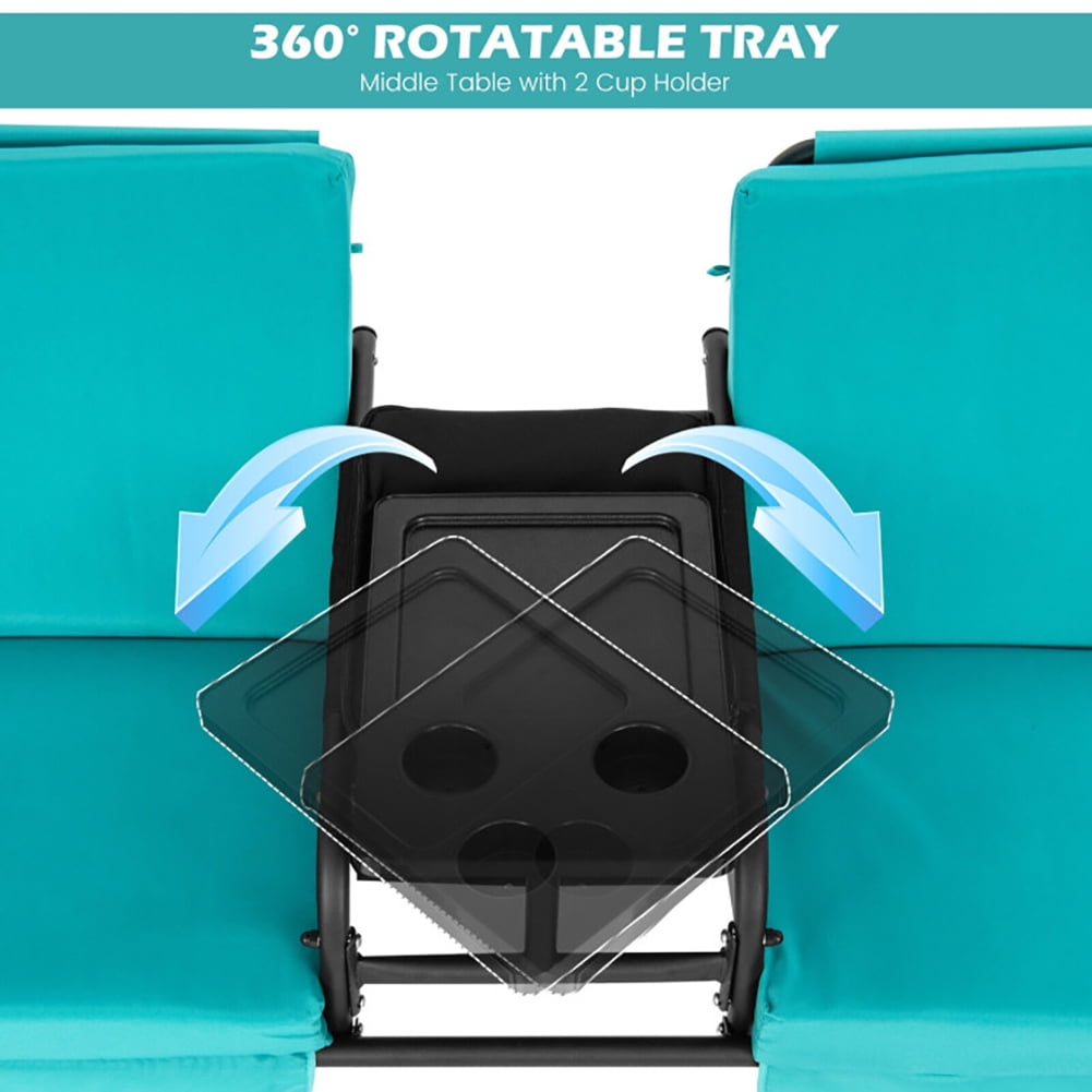 Aimee Lii Porch Swing Chair with Adjustable Canopy, Swing Chair Outdoor, Turquoise Aimee Lii Porch Swing Chair with Adjustable Canopy, Swing Chair Outdoor, Turquoise