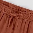 thumbnail image 4 of GigrtiJin Women's Plus Size Wide Leg Pant Elastic High Waist Lounge Palazzo Pants Thin Drawstring Trouser with Pockets, 4 of 6