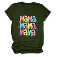 thumbnail image 3 of Day Women's Mama Round Neck Short Sleeve T Shirt Size Small Womens Tops Lightweight Workout Shirts Women Women Tee Shirts Pack Burnout Tee Shirts Womens Short Sleeve Shirts Long Sleeve Summer Shirt, 3 of 3