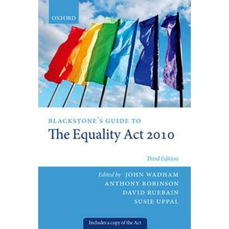 Blackstone S Guide To The Equality Act 2010 Ebook Walmart Com