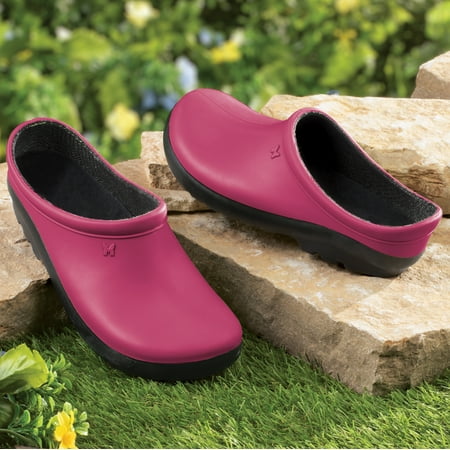 Sloggers - Sloggers Women's Premium Garden Clogs - Sangria Red, Style ...