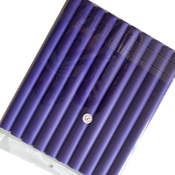 Newly Upgraded Version Diy Curlers For Hair Soft Hair Rollers Curler Pearl Cotton Hair Roll Curls Bagels Bendy Flexi Rods Spiral Magic Curl Perms Purple