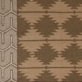 thumbnail image 3 of Hauteloom Grandy Wool Living Room, Bedroom Area Rug - Southwestern - Tan, Dark Red - 5' x 8', 3 of 4