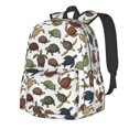 thumbnail image 1 of Disketp Various Turtle Mochila Escolar de Gran Capacidad y Peso Ligero, Mochila de Viaje Ideal para Escuela, Trabajo y Uso Diario, Cómoda y con Estilo, 1 of 8