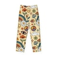 thumbnail image 4 of Daiia 70s Hippie Style Men's Sleep Pant with Pockets and Drawstring,Pajama Pants-X-Large, 4 of 9