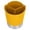 Yellow, variant on Rack 1pc Straw Dispenser Holder with Stable Base for Home Café Bar - Practical Organization Solution