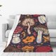 thumbnail image 1 of Balery Forest Wild Mushroom Manta de Felpa Suave y Acogedora – Cobija de Franela Aterciopelada para Cama, Lavable y Cálida para Sofá, Mascotas, Transpirable-40"x30", 1 of 7