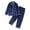Dark Blue, variant on SonxaHe Big Girl's Sleepwear Outfits Heart Print Lapel Satin Shirt Pants Kids Soft Loose Comfortable Nightwear Outfit Set Blue,Sized 11-12