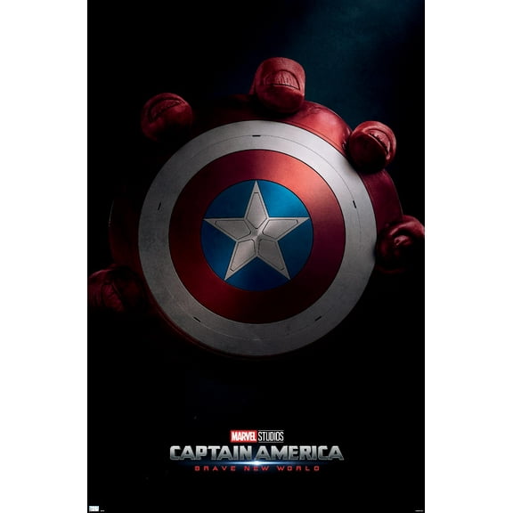 Marvel Captain America: Brave New World - Teaser One Sheet Wall Poster, 22.375" x 34"