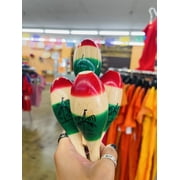 Kids Mexican Decorative Maracas Pair 3 Colors
